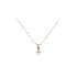 Gold Pendant with Blue Stone