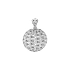White gold pendant with cubic zirconia