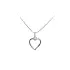 Pendant Heart of White Gold