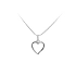 Pendant Heart of White Gold
