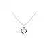 Pendant Heart of White Gold
