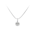 Pendant Madonna Virgin Mary of White Gold