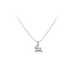 Pendant Dog from White Gold