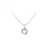 Pendant Heart of White Gold