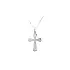 Pendant Cross of White Gold