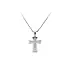 Pendant Cross of White Gold