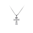 Pendant Cross of White Gold