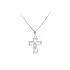 Cross with Jesus Christ from White Gold