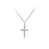 Cross with Jesus Christ from White Gold