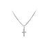 Pendant Cross of White Gold