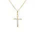 Golden Cross with Jesus Christ