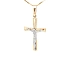 Golden Cross with Jesus Christ