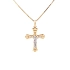 Golden Cross with Jesus Christ