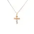 Golden Cross with Jesus Christ