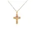 Golden Cross with Jesus Christ