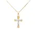 Golden Cross with Jesus Christ