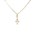 Gold Pendant for Bracelet Cross
