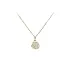Gold Pendant with Zircons