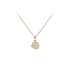 Gold Pendant with Zircons