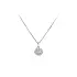 White Gold Pendant with Zircons