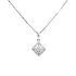 Gold Pendant with Zircons