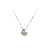 Gold Women's Necklace with Zircons