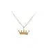 Gold Crown Necklace