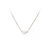 Gold Ladies Necklace with Pearl