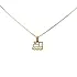 Exclusive Gold Pendant in the Shape of a Train