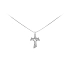 Pendant Cross of White Gold