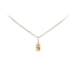Golden Girl Pendant with Zircon