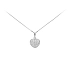 Gold Pendant Heart with Zircons