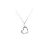 Pendant Heart with White Gold Zircons