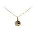 Combination Gold Football Pendant