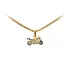 Pendant Motorbike made of Combined Gold