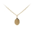 Gold Pendant Madonna Virgin Mary