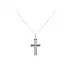 Pendant Cross of White Gold