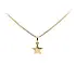 Gold Star Pendant with Zircon