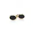 Gold Cufflinks with Onyx