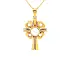 Golden Cross with Pearl