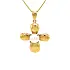 Golden Cross with Pearl