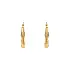Gold Round Earrings