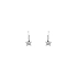 Gold Baby Earrings with Stars and Zircones