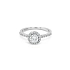 Gold Engagement Ring with Diamonds