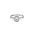 Gold Engagement Ring with Diamonds