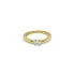 Gold Engagement Ring with Diamond