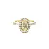 Gold Engagement Ring with Yellow Fancy Diamond