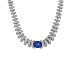 Gold Necklace with Tanzanite and Diamonds