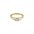 Gold Engagement Ring with Diamond