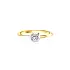 Gold Engagement Ring with Diamond